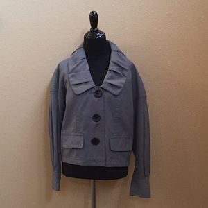 Kensie gray pleated blazer